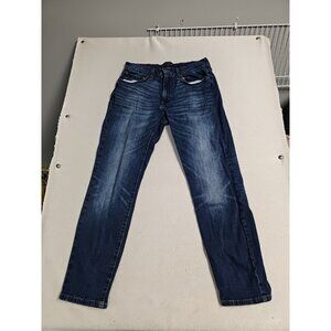 Men's 32x30 Lucky Brand Jeans: 121 Slim Straight Fit Stretch Pants, Blue  - EUC